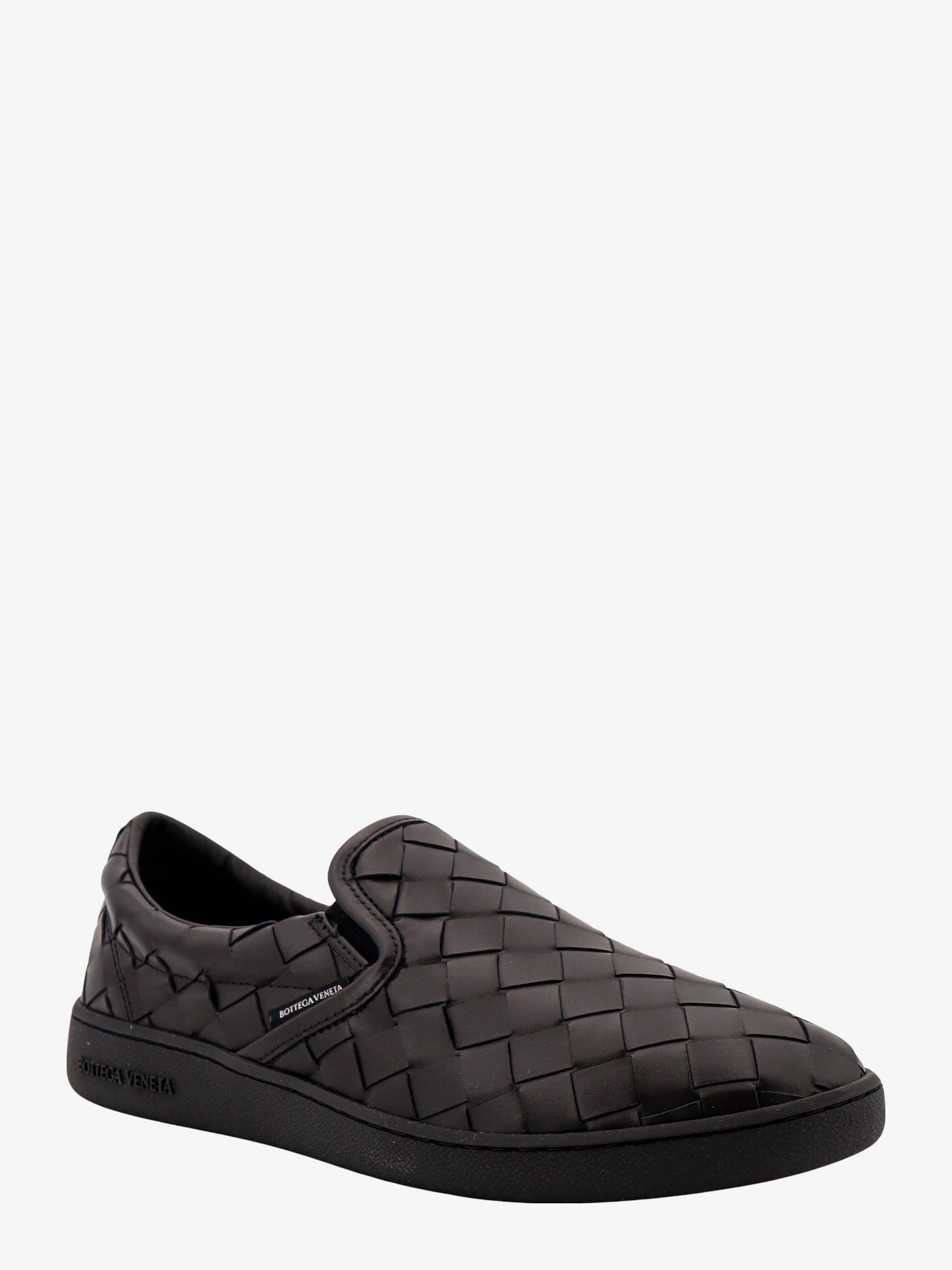 Bottega Veneta Slip-on-sneakers i skinn med intrecciato-motiv
