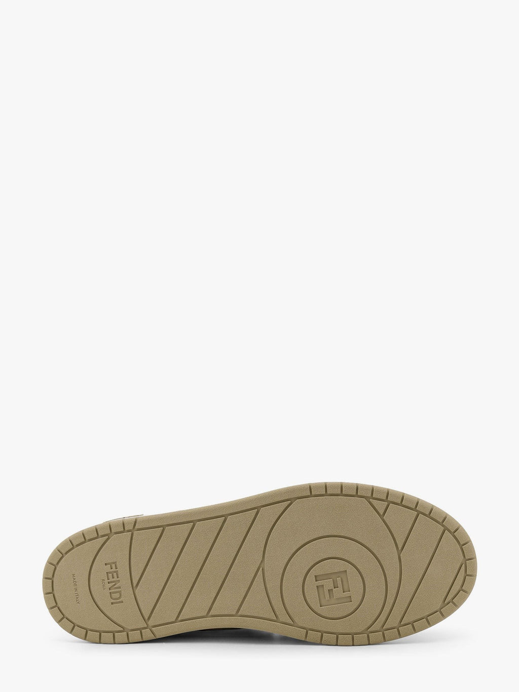 Fendi Leder-Sneaker mit seitlichem FF-Logo