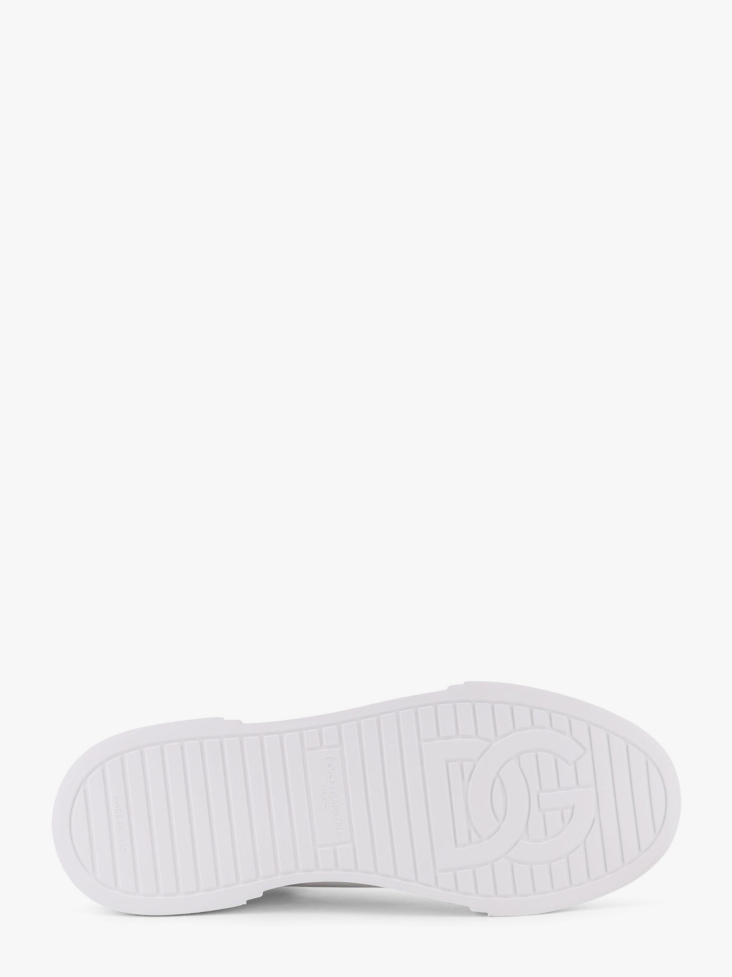 Dolce & Gabbana Zapatillas de cuero con parche de logotipo lateral