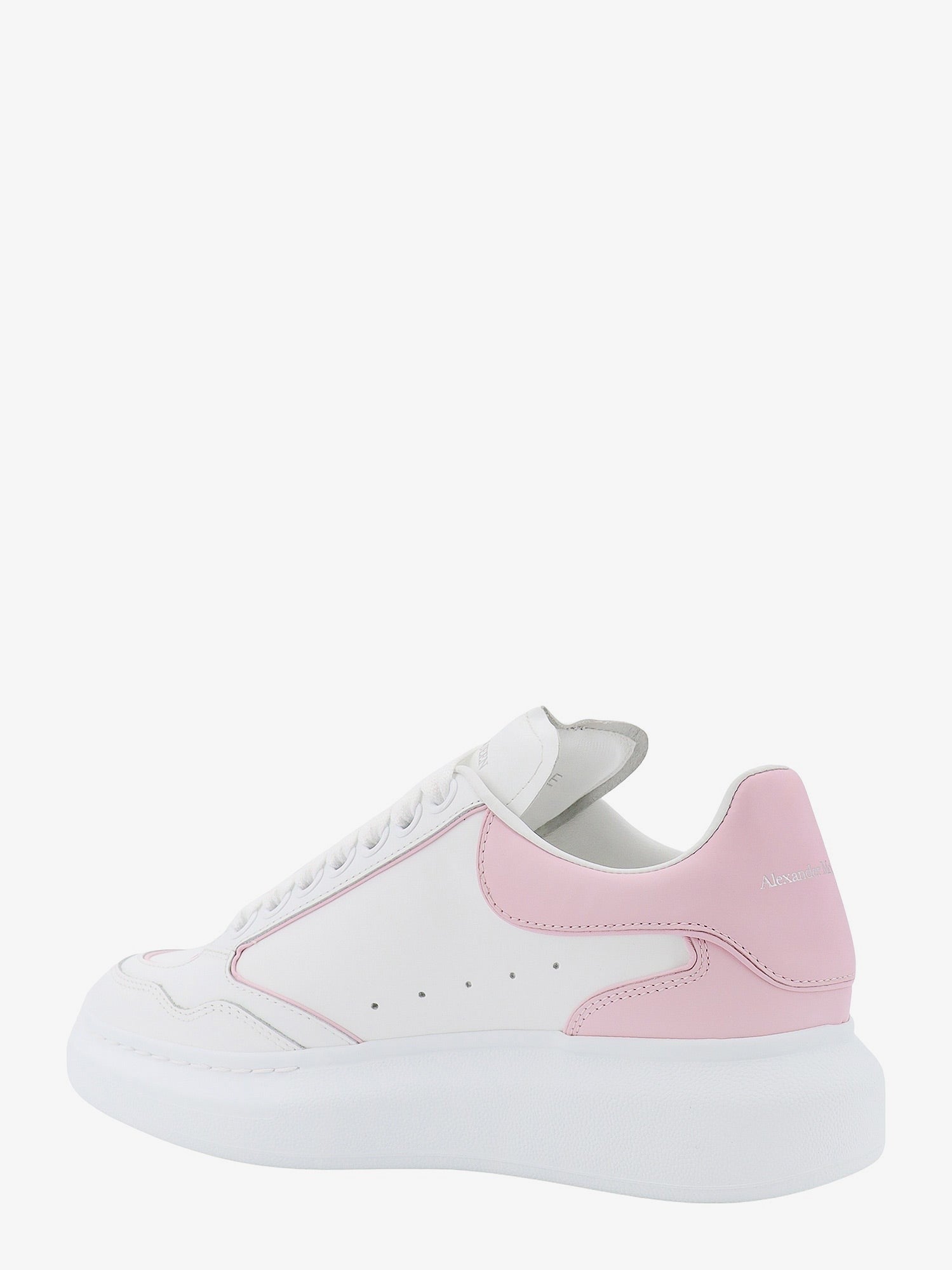 Alexander Mcqueen Bőr sneaker logóval
