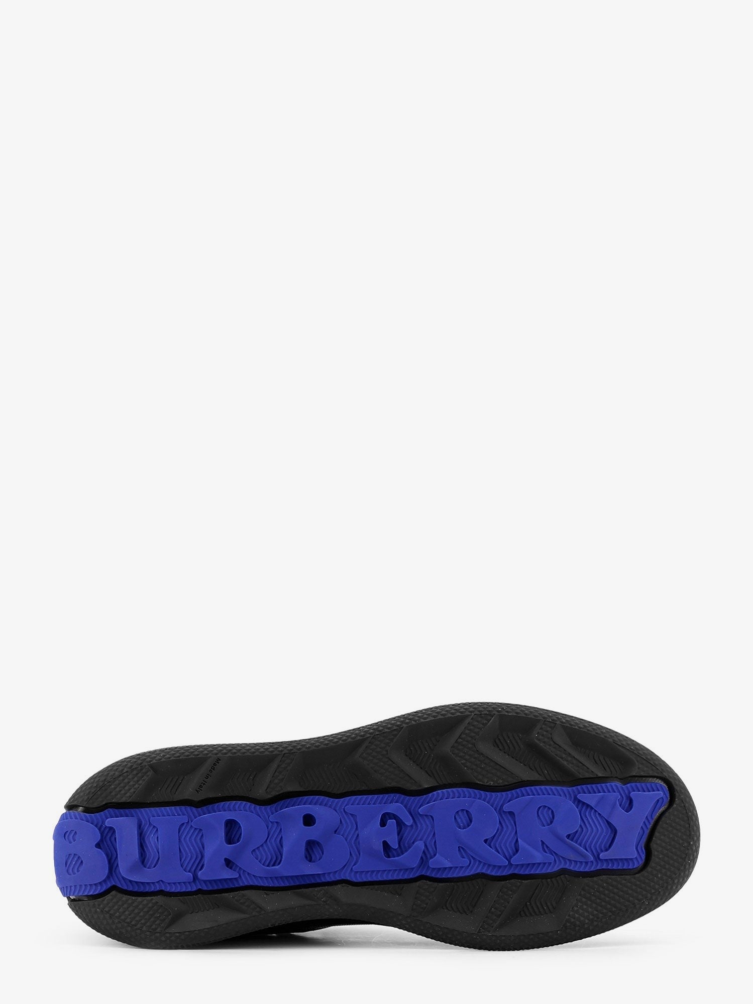 Burberry Skinn sneakers med Traditional Check innlegg