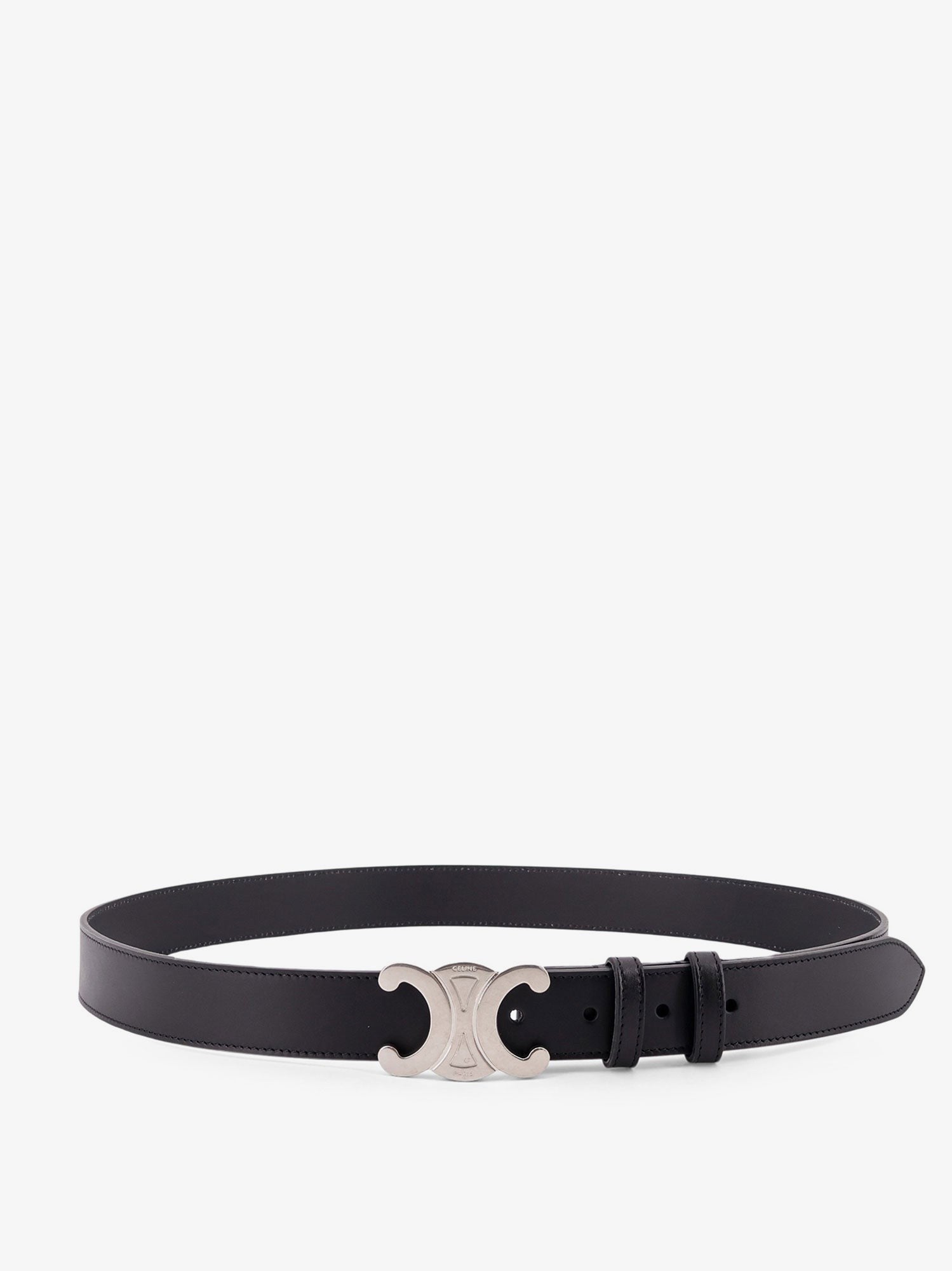 Celine Leather Triomphe belt