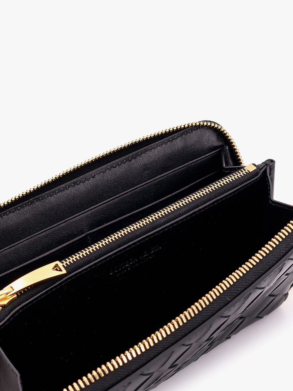 Bottega Veneta Ledergeldbörse mit Intrecciato-Motiv