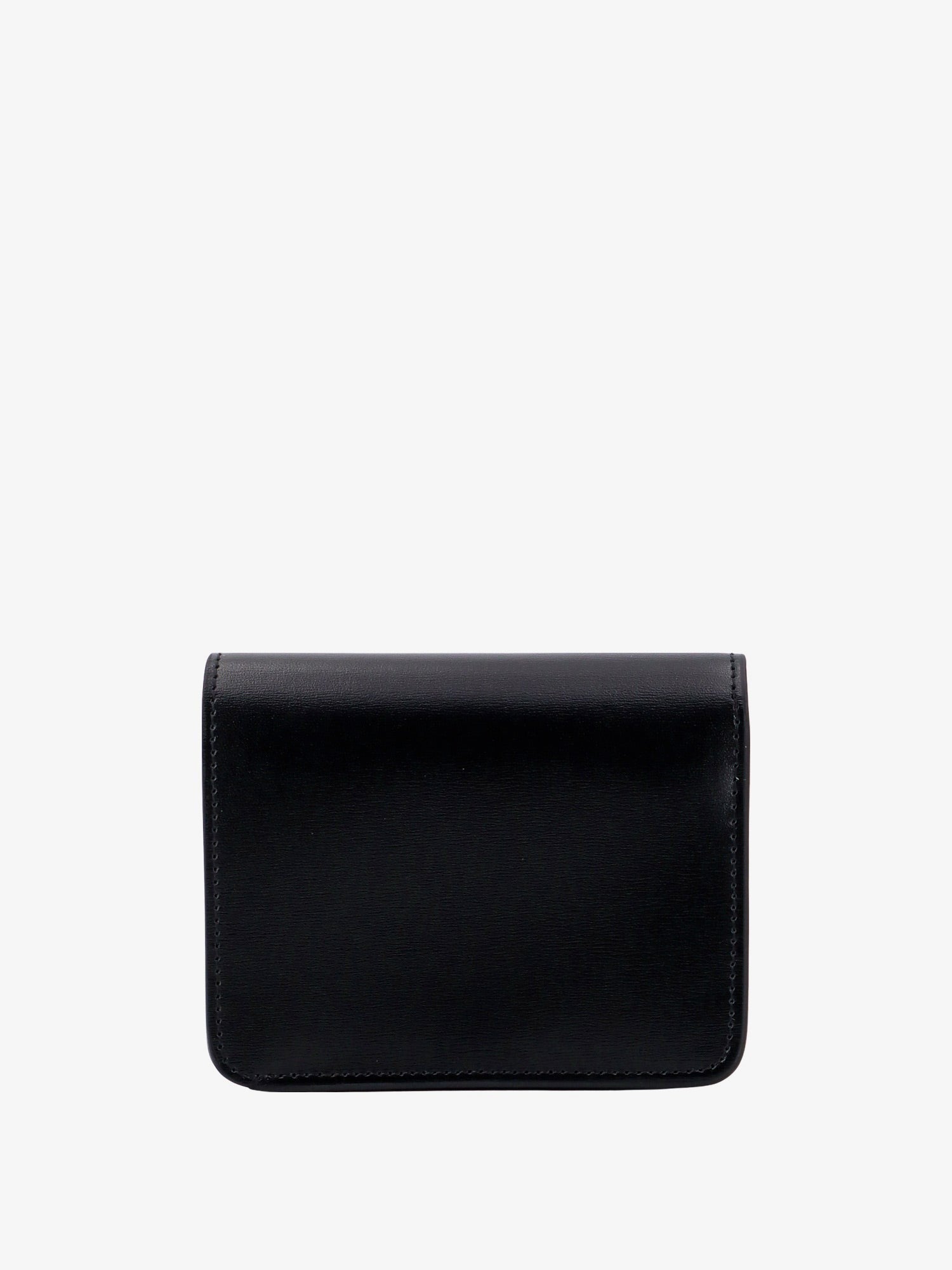 Celine Kožená peněženka s kovovou nášivkou s logem Triomphe