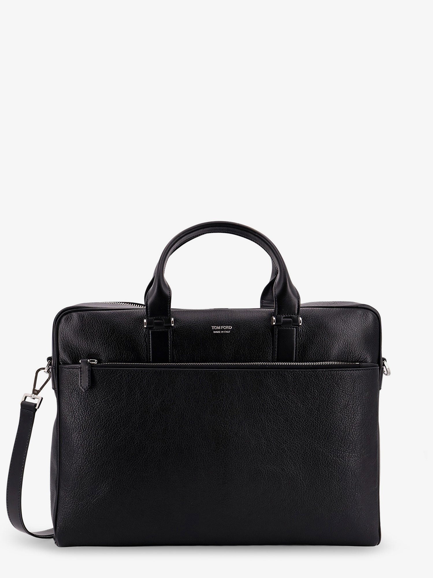 Tom Ford Leder-Aktentasche mit Logo