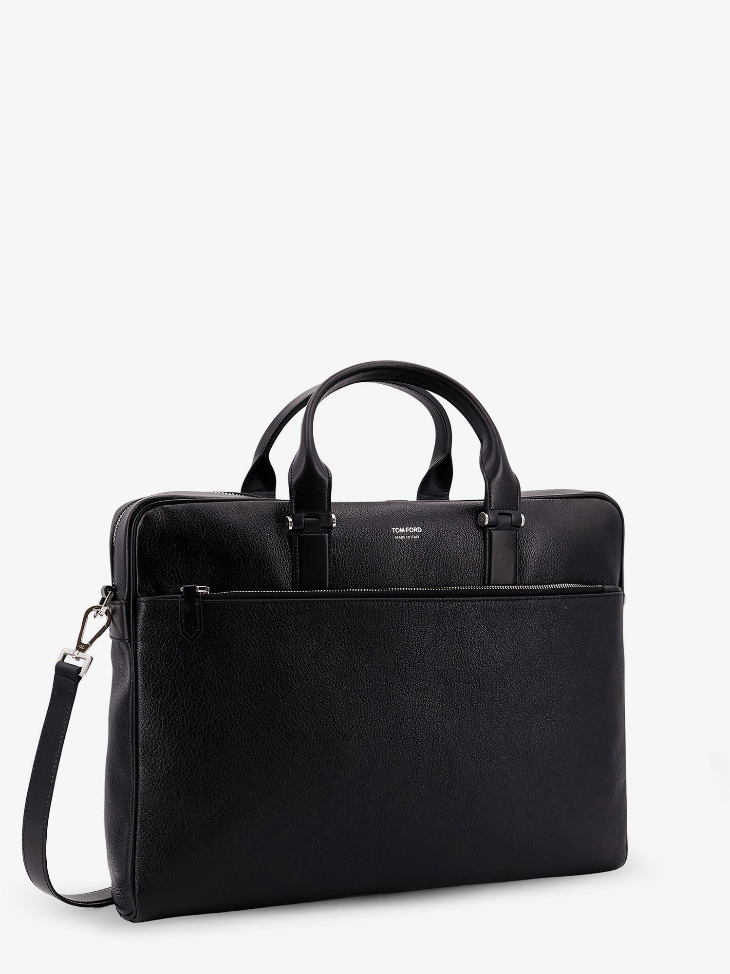 Tom Ford Leder-Aktentasche mit Logo