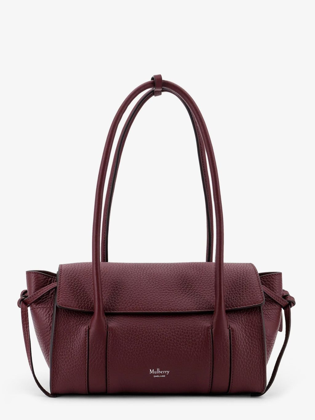 Mulberry Leather shoulder bag with logo