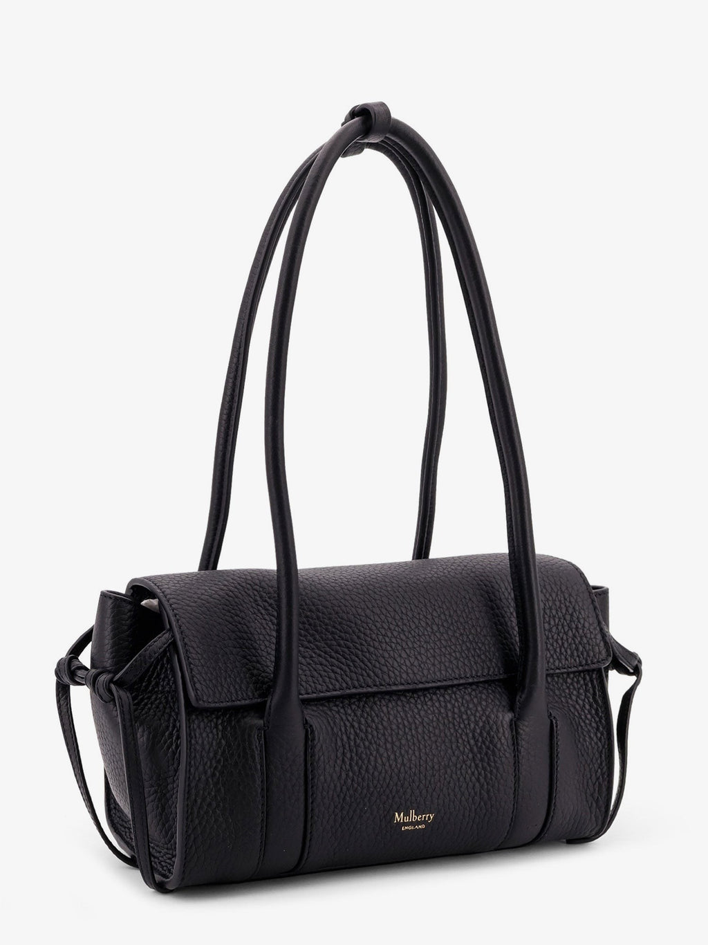 Mulberry Leather shoulder bag with logo
