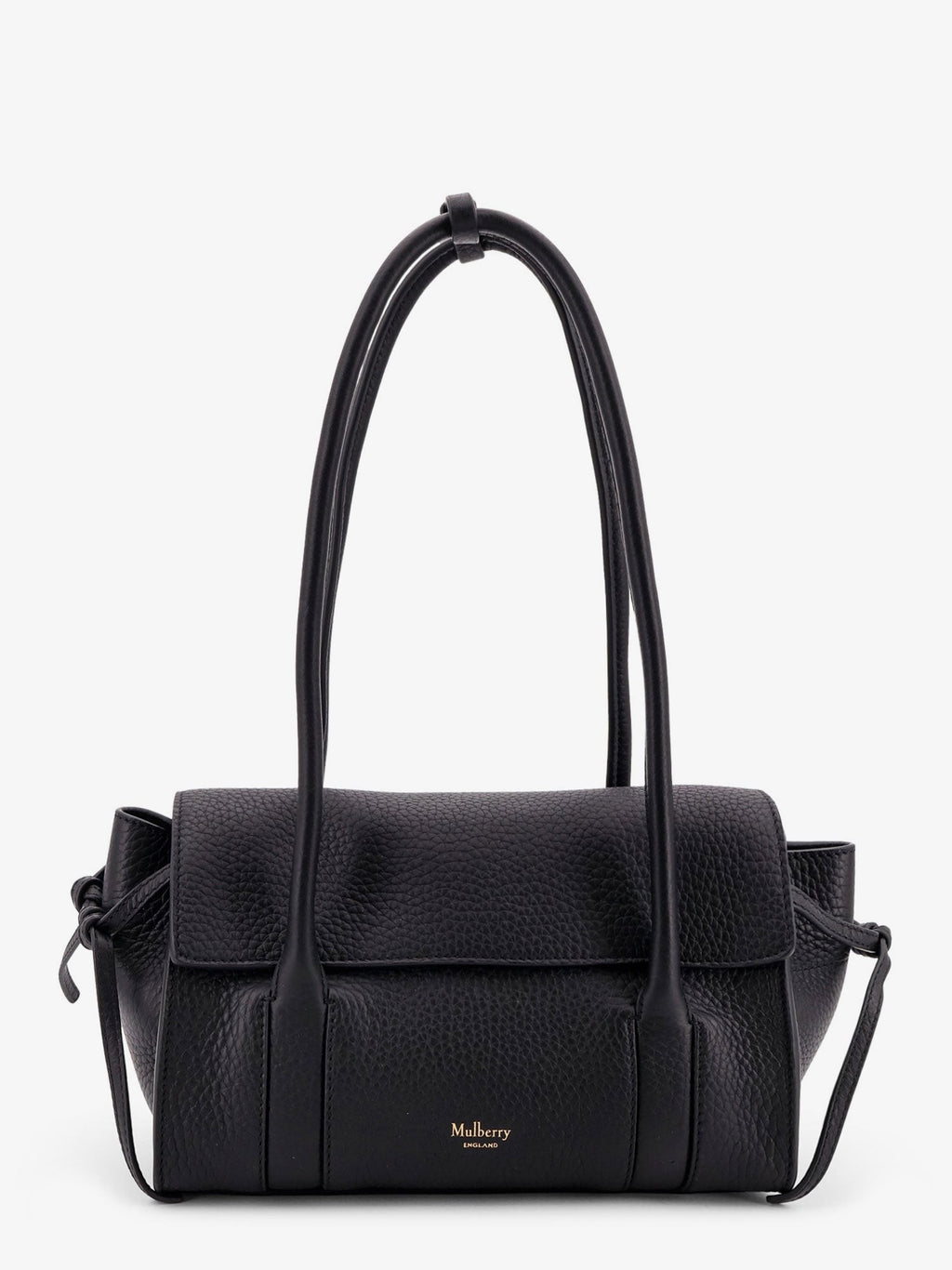 Mulberry Leather shoulder bag with logo