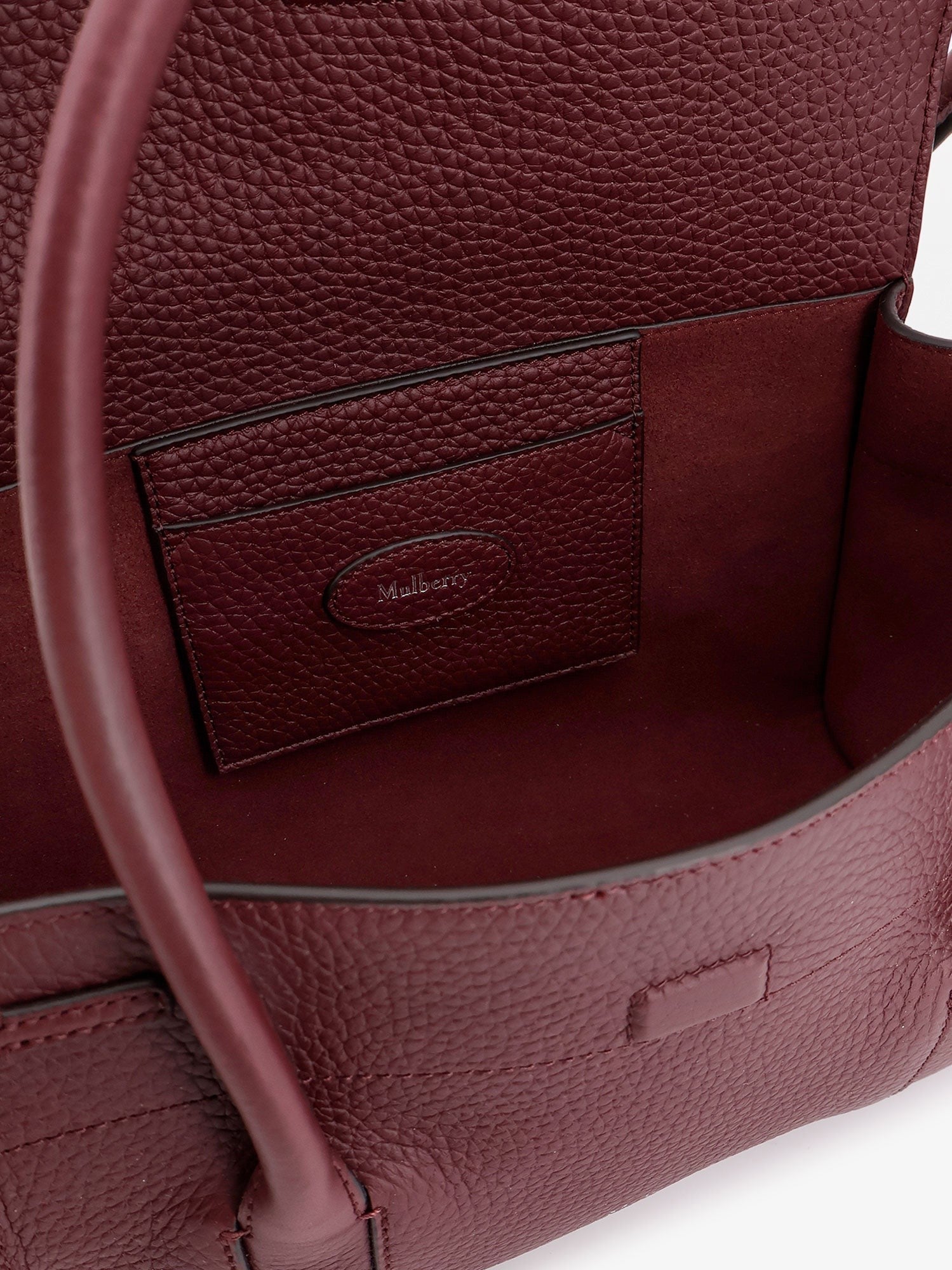 Mulberry Leathershoulder bag with logo