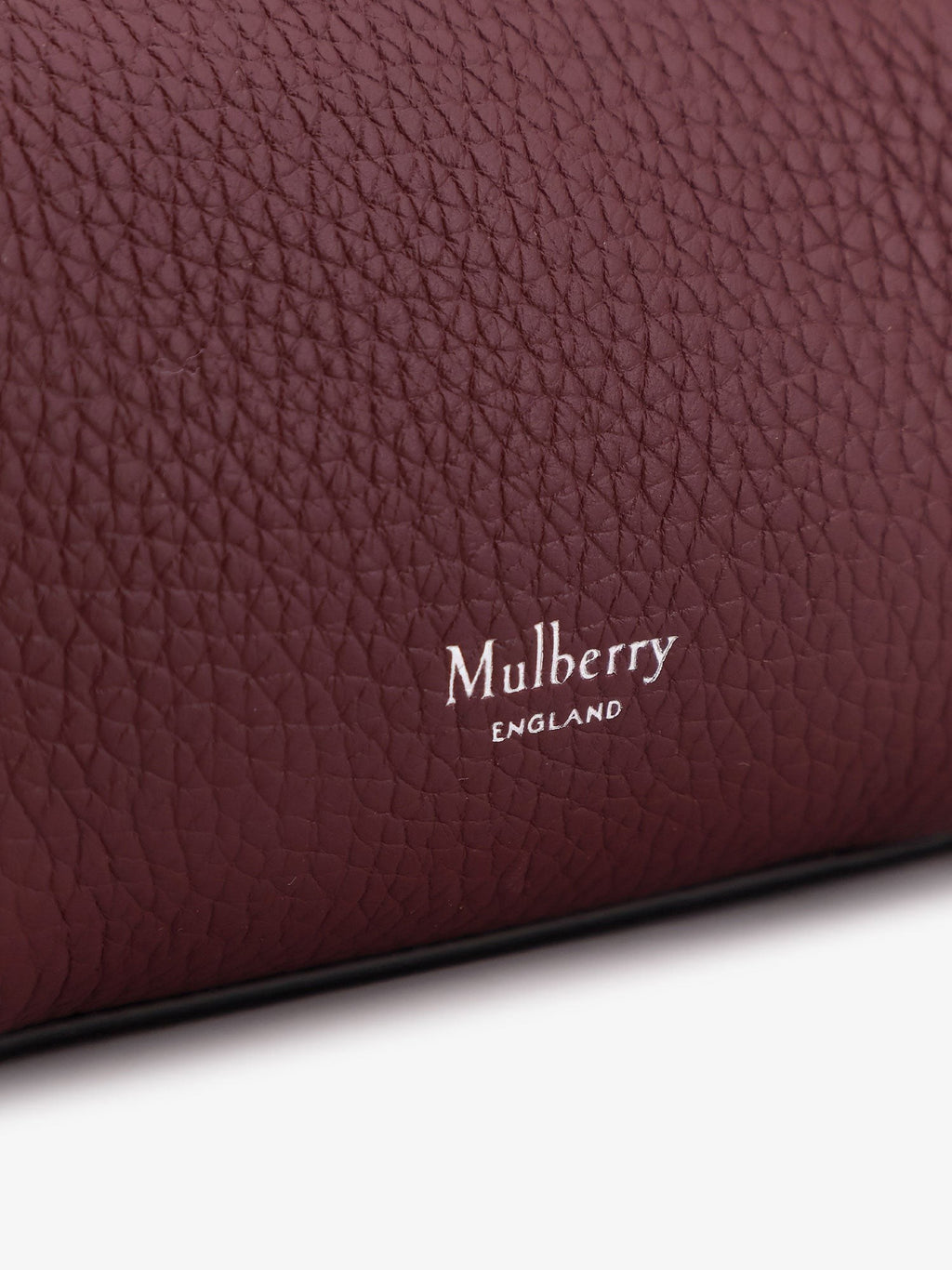 Mulberry Leather shoulder bag with logo