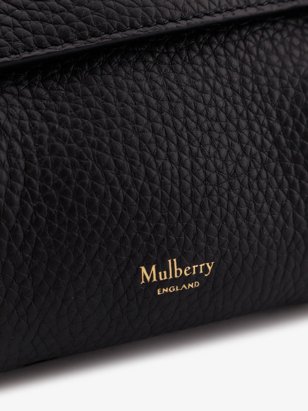 Mulberry Leather shoulder bag with logo