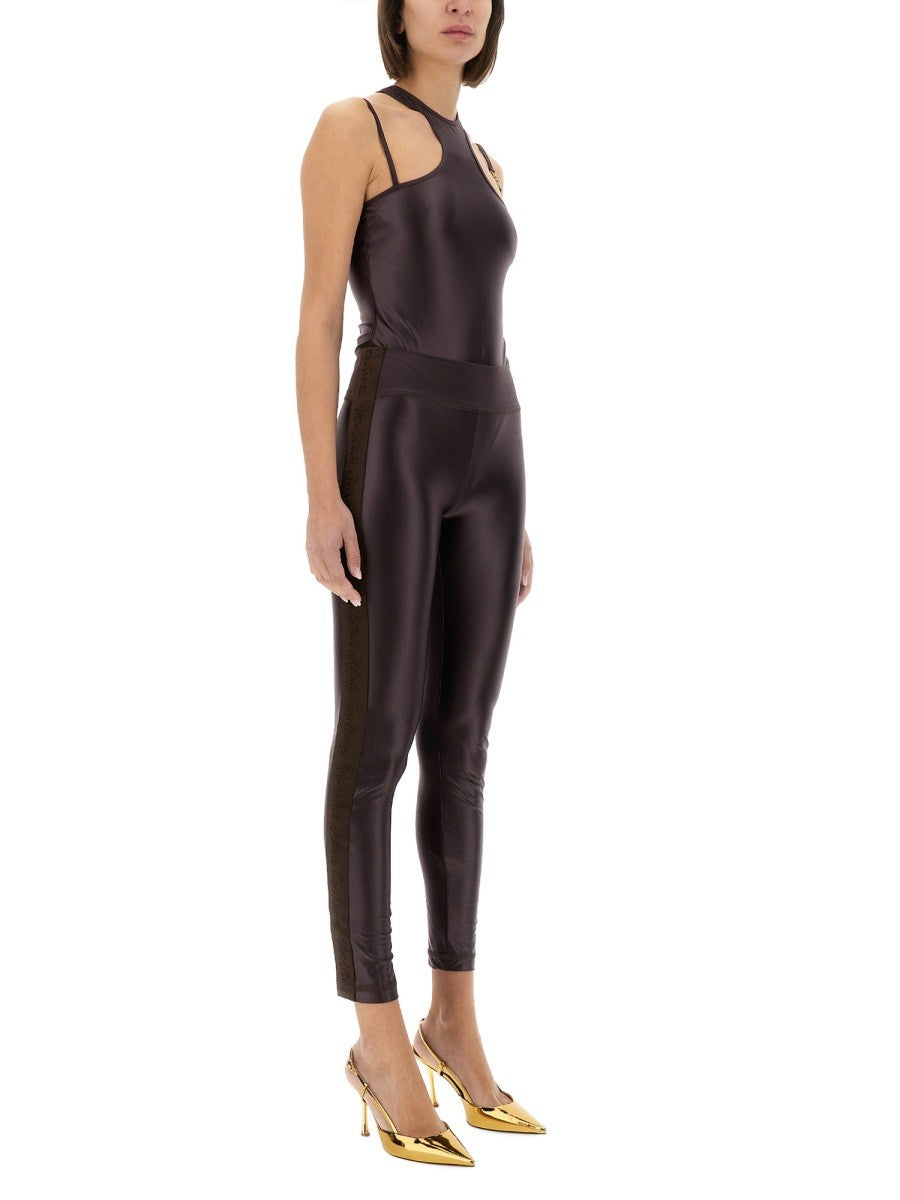 Versace Jeans Couture LEGGINGS WITH LOGOED BAND