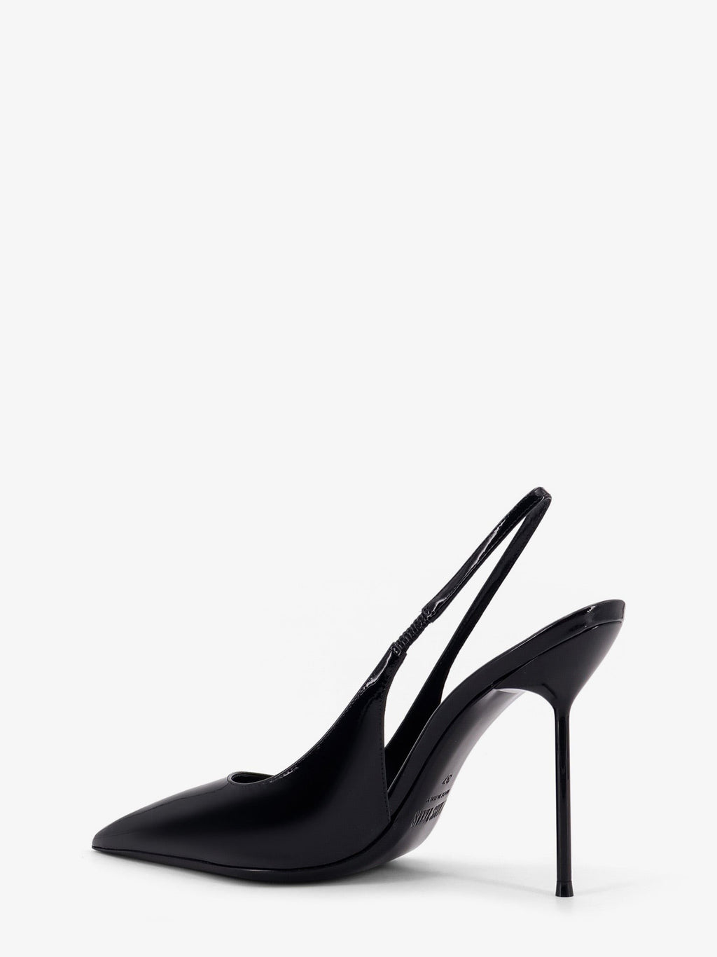 Paris Texas Lidia patent leather slingback decolleté