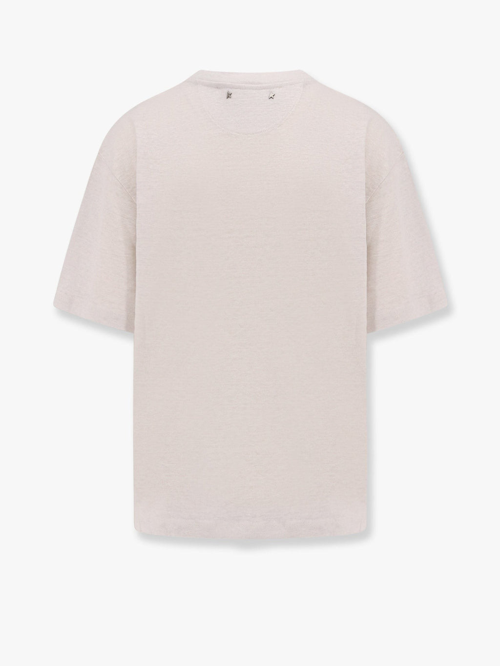Golden Goose Deluxe Brand Light linen t-shirt with internal print