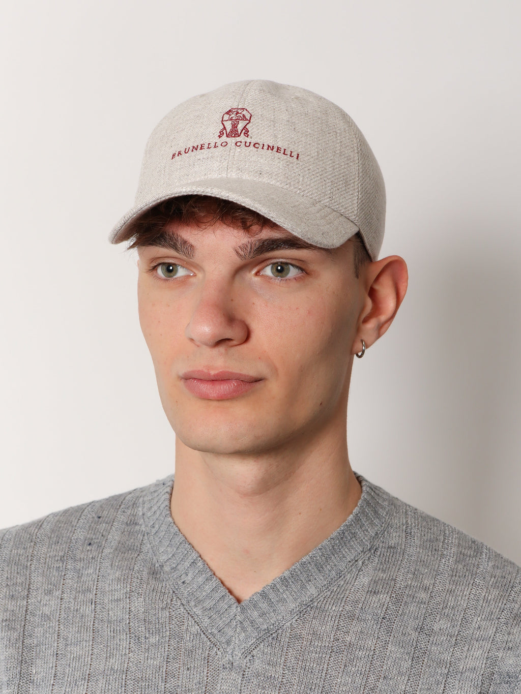 Brunello Cucinelli Καπέλο από μείγμα λινού