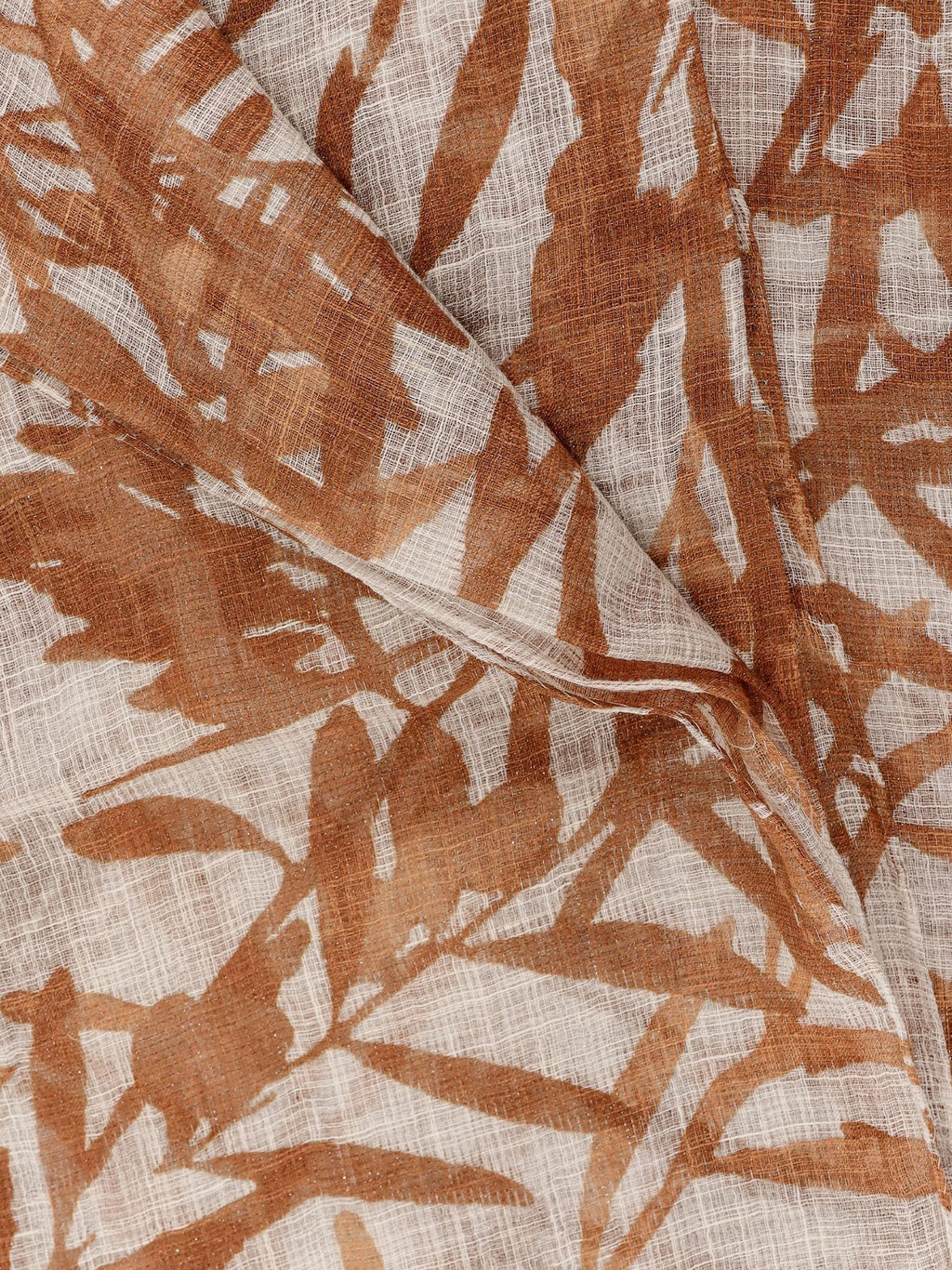 Brunello Cucinelli Cachecol de mistura de linho com efeito cintilante