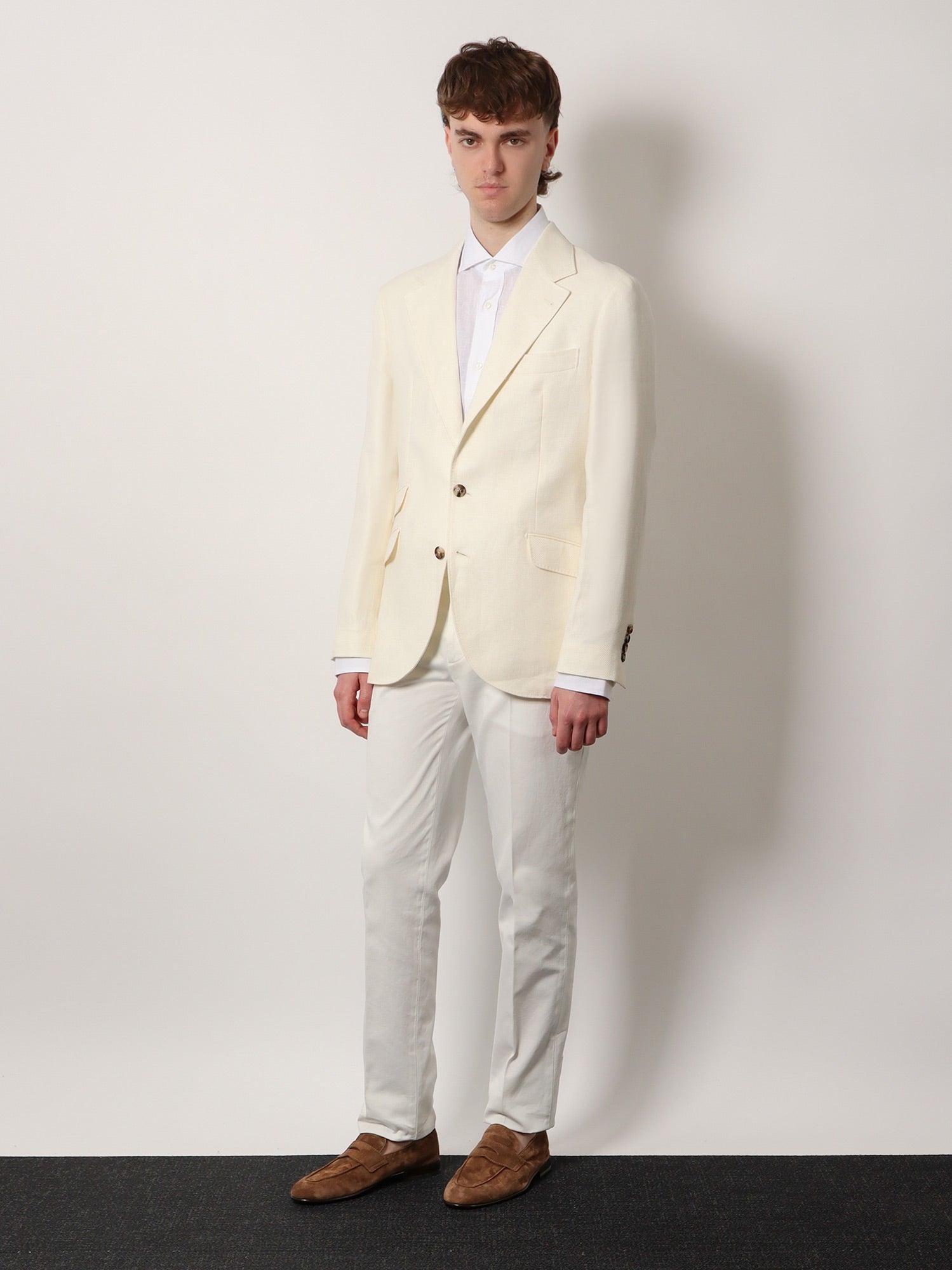 Brunello Cucinelli Linen, silk and wool blazer