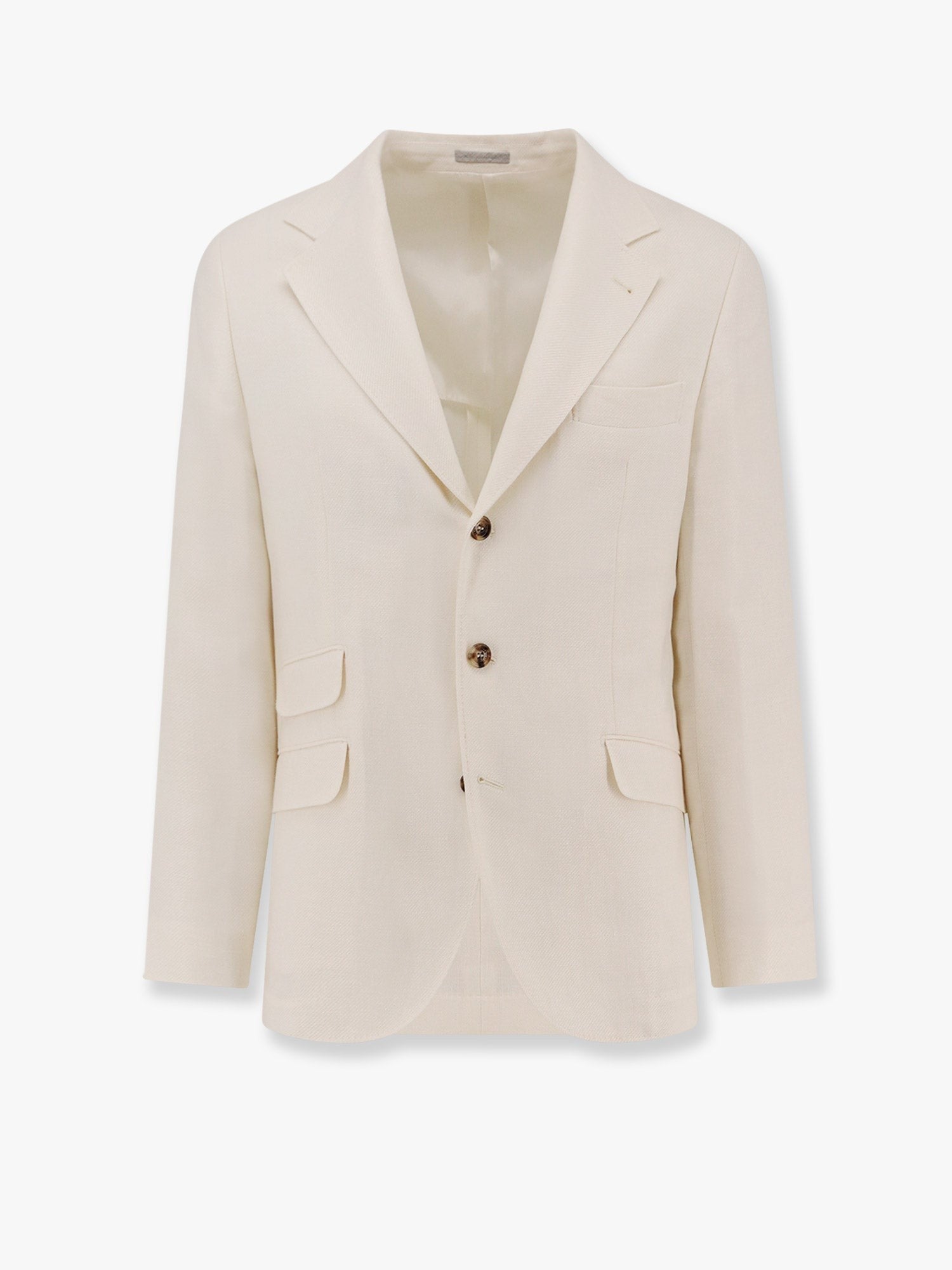 Brunello Cucinelli Linen, silk and wool blazer