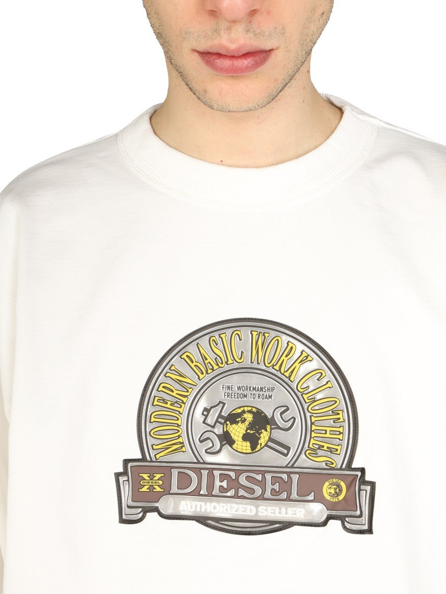 Diesel SWEAT-SHIRT PATCH LOGO