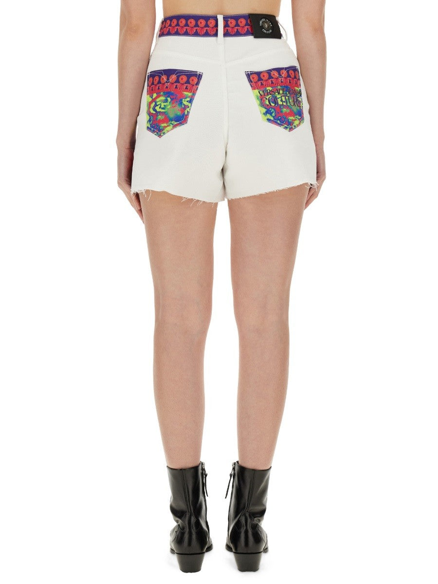 Versace Jeans Couture LOGO PRINT SHORTS