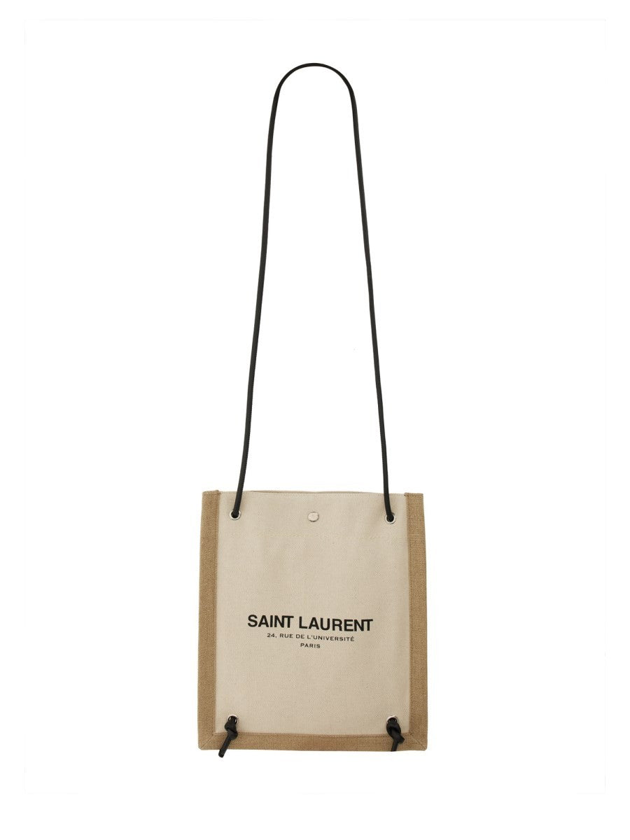 Saint Laurent LOGO PRINT SHOULDER BAG BACKPACK