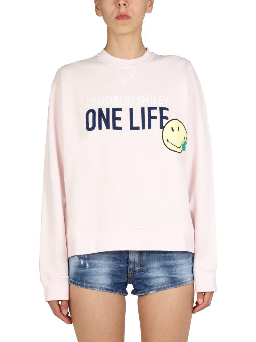 Dsquared2 LOGO PRINT SWEATSHIRT