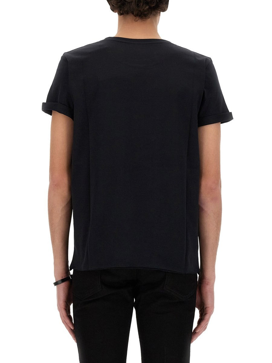 Saint Laurent T-SHIRT CU IMPRIMEU LOGO