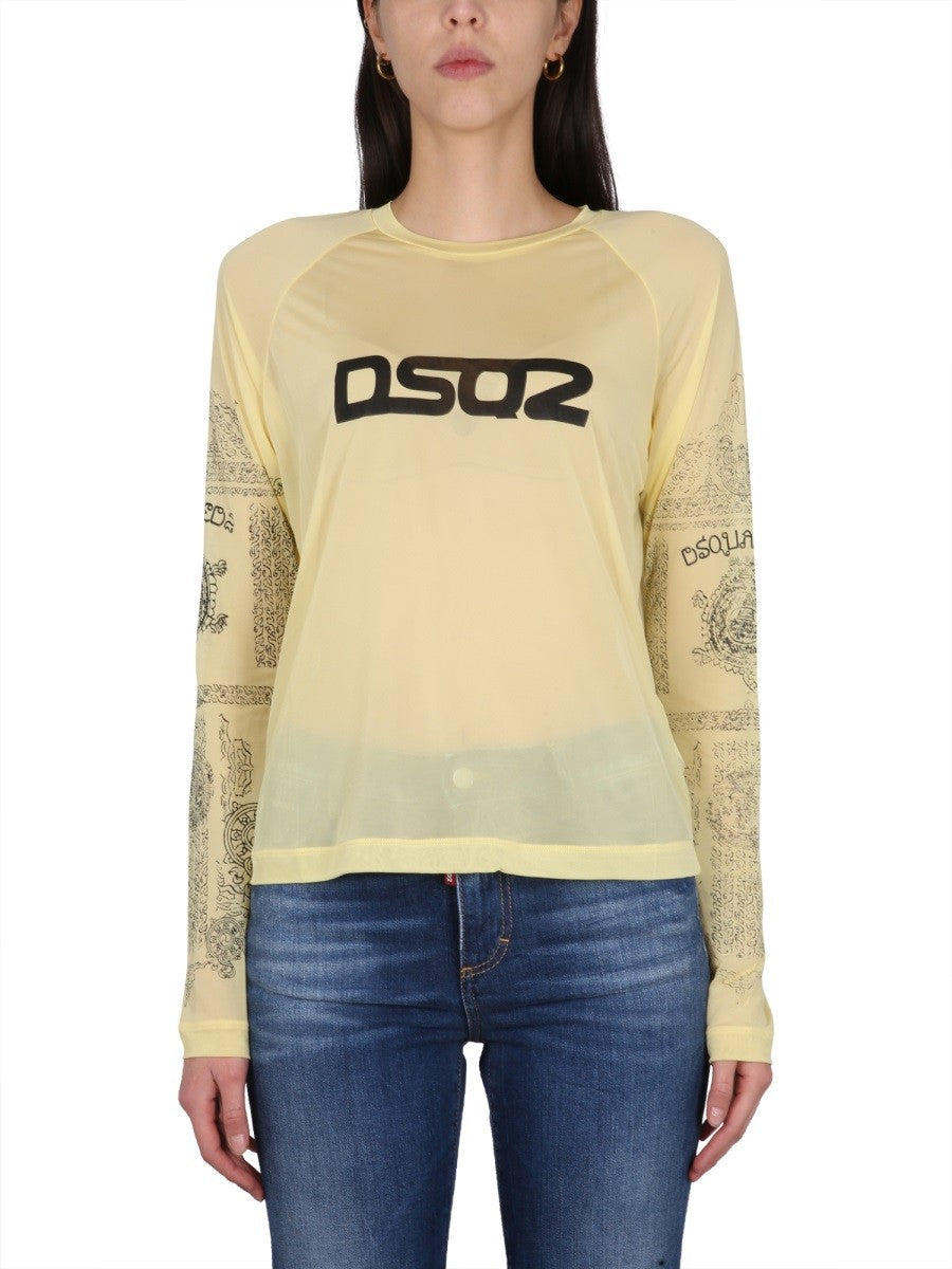 Dsquared2 T-SHIRT Z NADRUKIEM LOGO