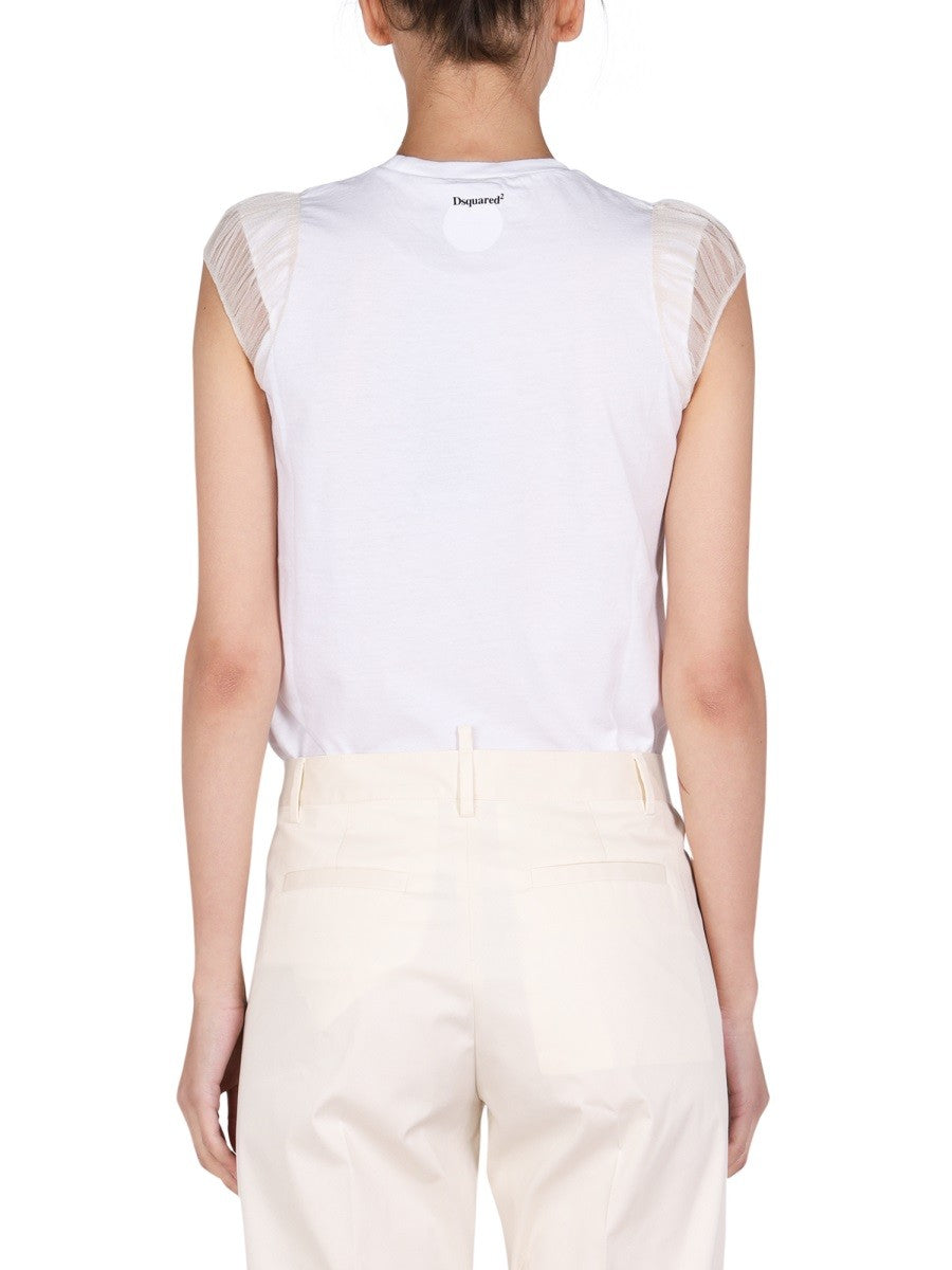 Dsquared2 T-SHIRT MED LOGOTRYK