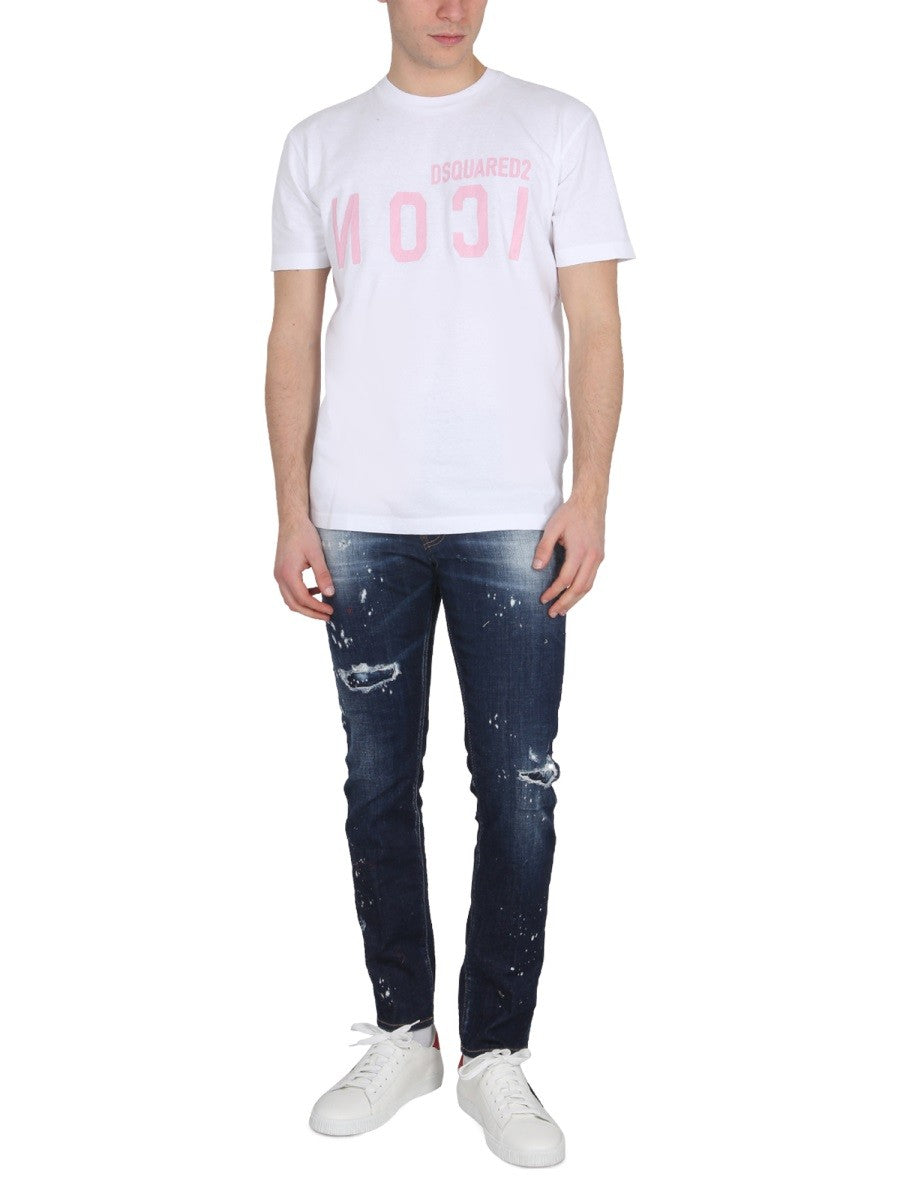 Dsquared2 T-SHIRT Z NADRUKIEM LOGO