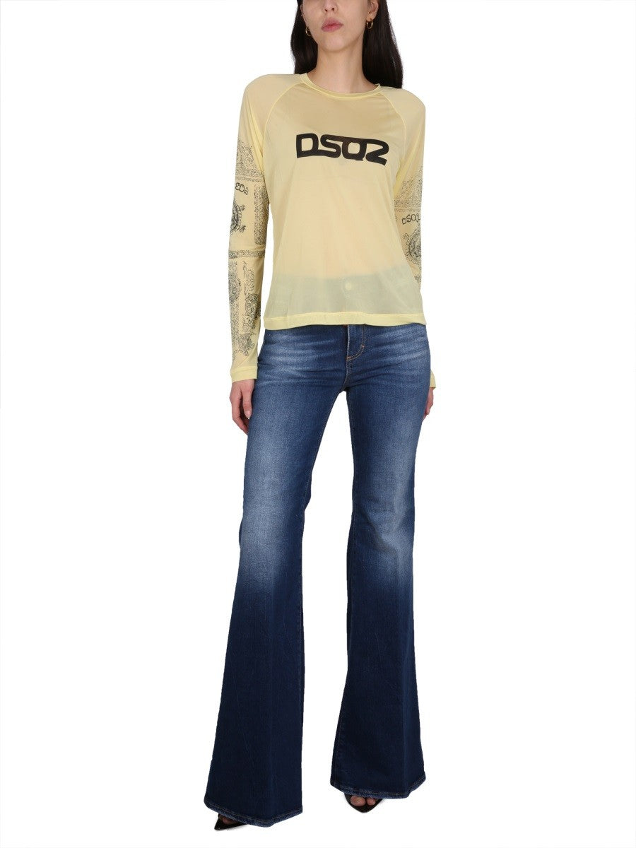 Dsquared2 T-SHIRT Z NADRUKIEM LOGO
