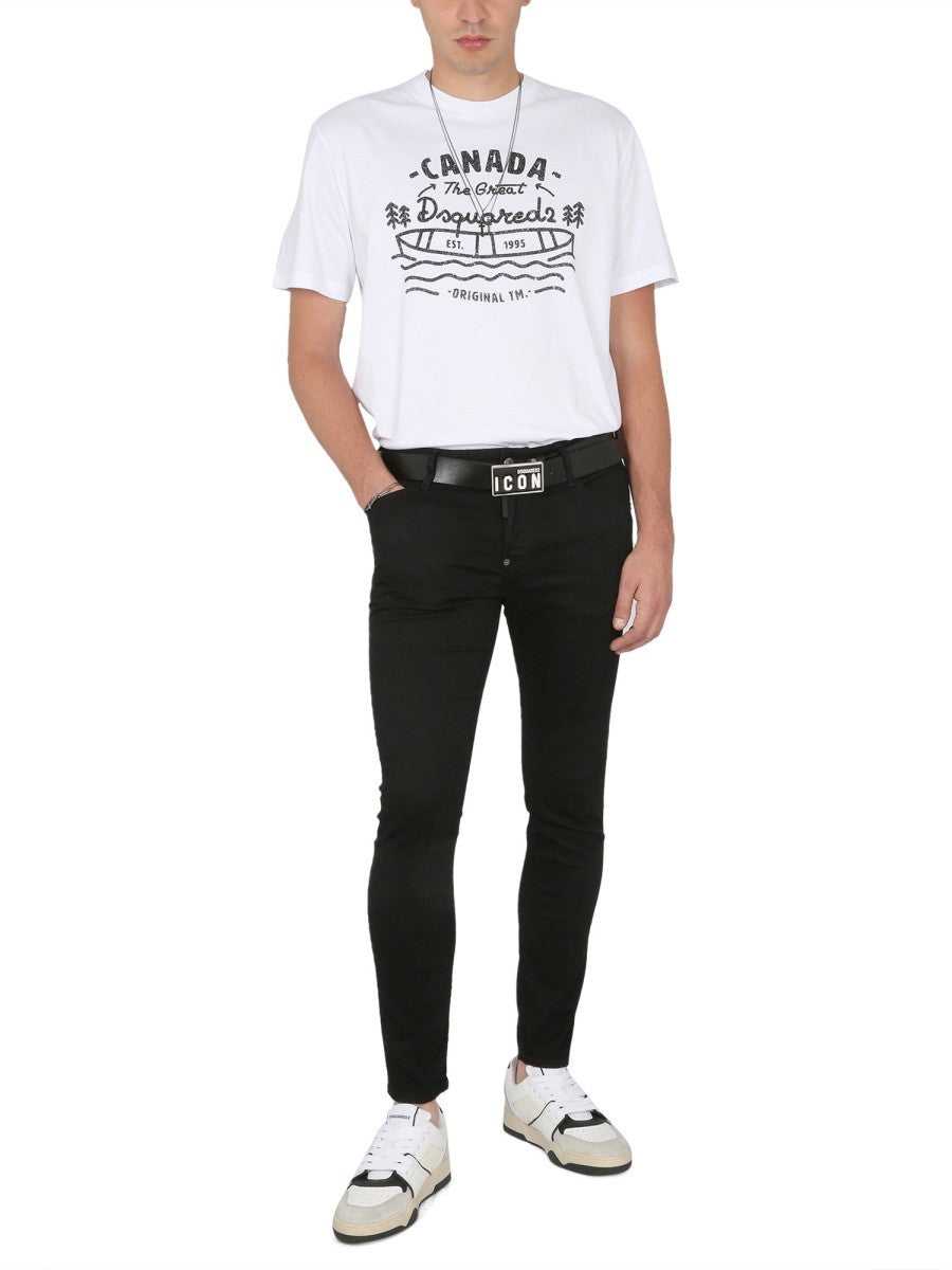 Dsquared2 T-SHIRT MED LOGOTRYK