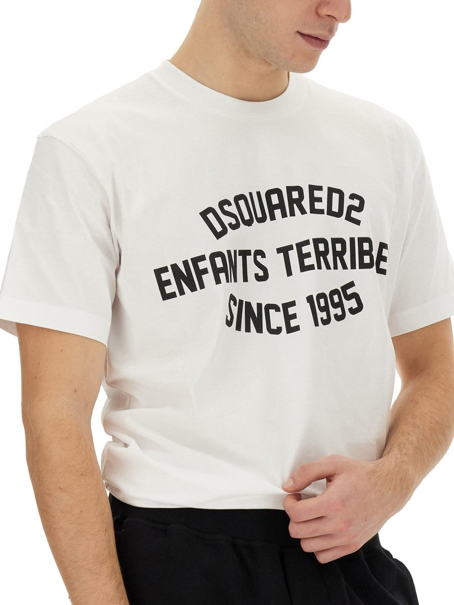 Dsquared2 T-SHIRT MED LOGOTRYK