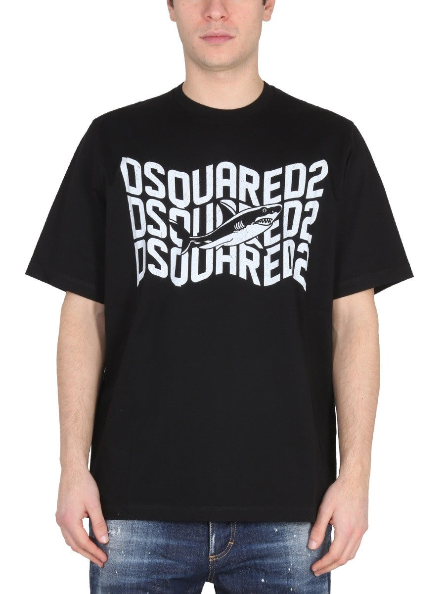 Dsquared2 T-SHIRT Z NADRUKIEM LOGO