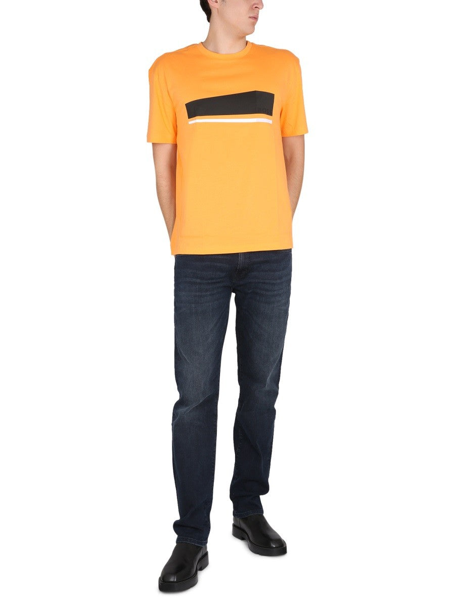 Boss T-SHIRT με στάμπα λογότυπο