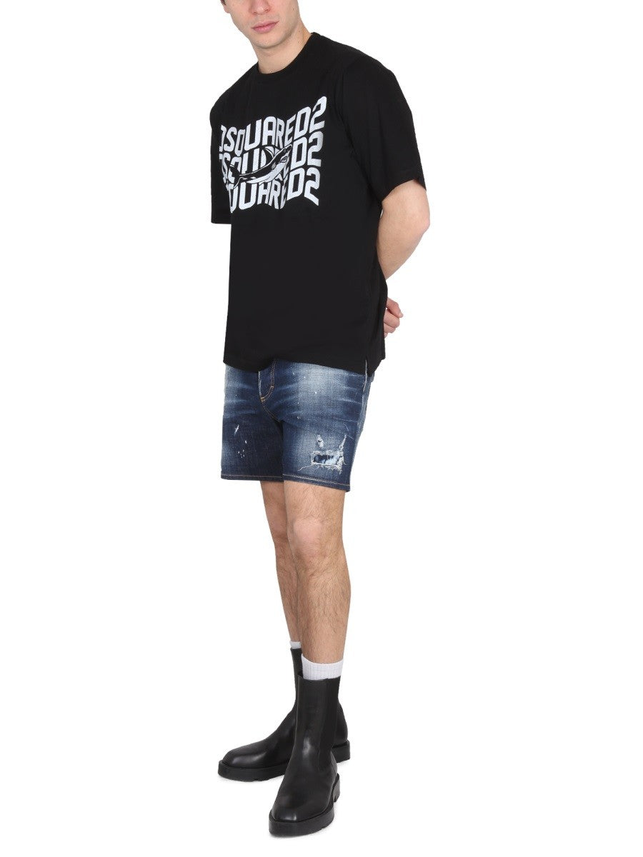 Dsquared2 T-SHIRT Z NADRUKIEM LOGO