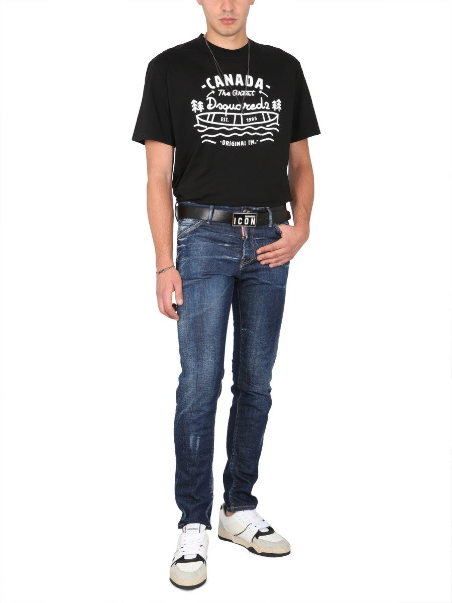 Dsquared2 T-SHIRT MED LOGOTRYK