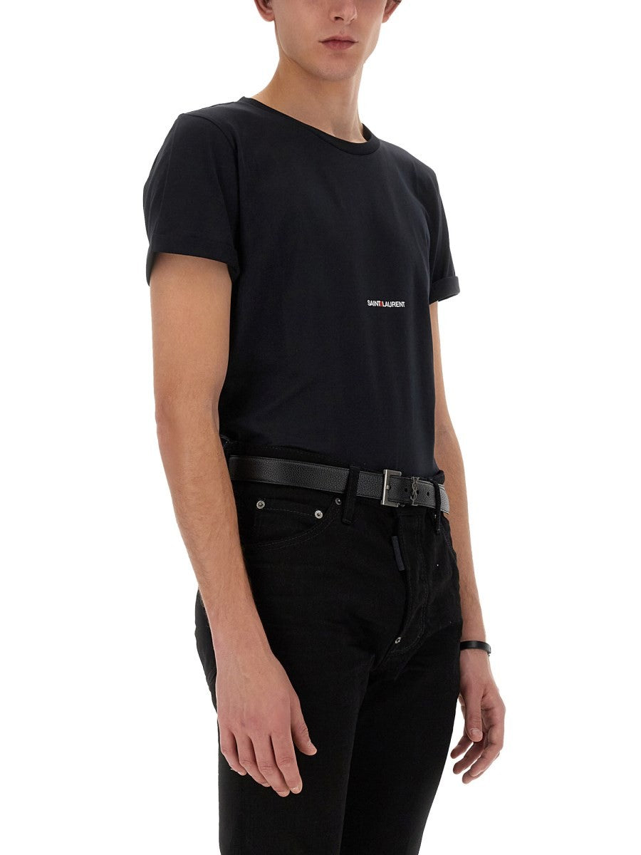 Saint Laurent T-SHIRT CU IMPRIMEU LOGO