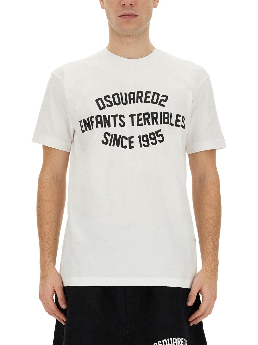 Dsquared2 T-SHIRT MED LOGOTRYK