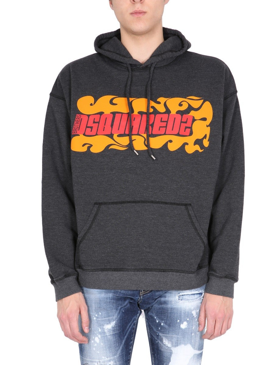 Dsquared2 LOGOPRINTET SWEATSHIRT
