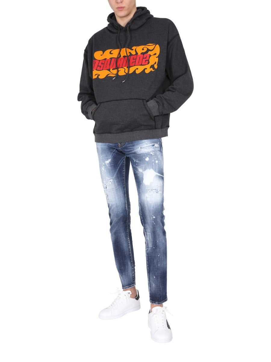 Dsquared2 LOGOPRINTET SWEATSHIRT
