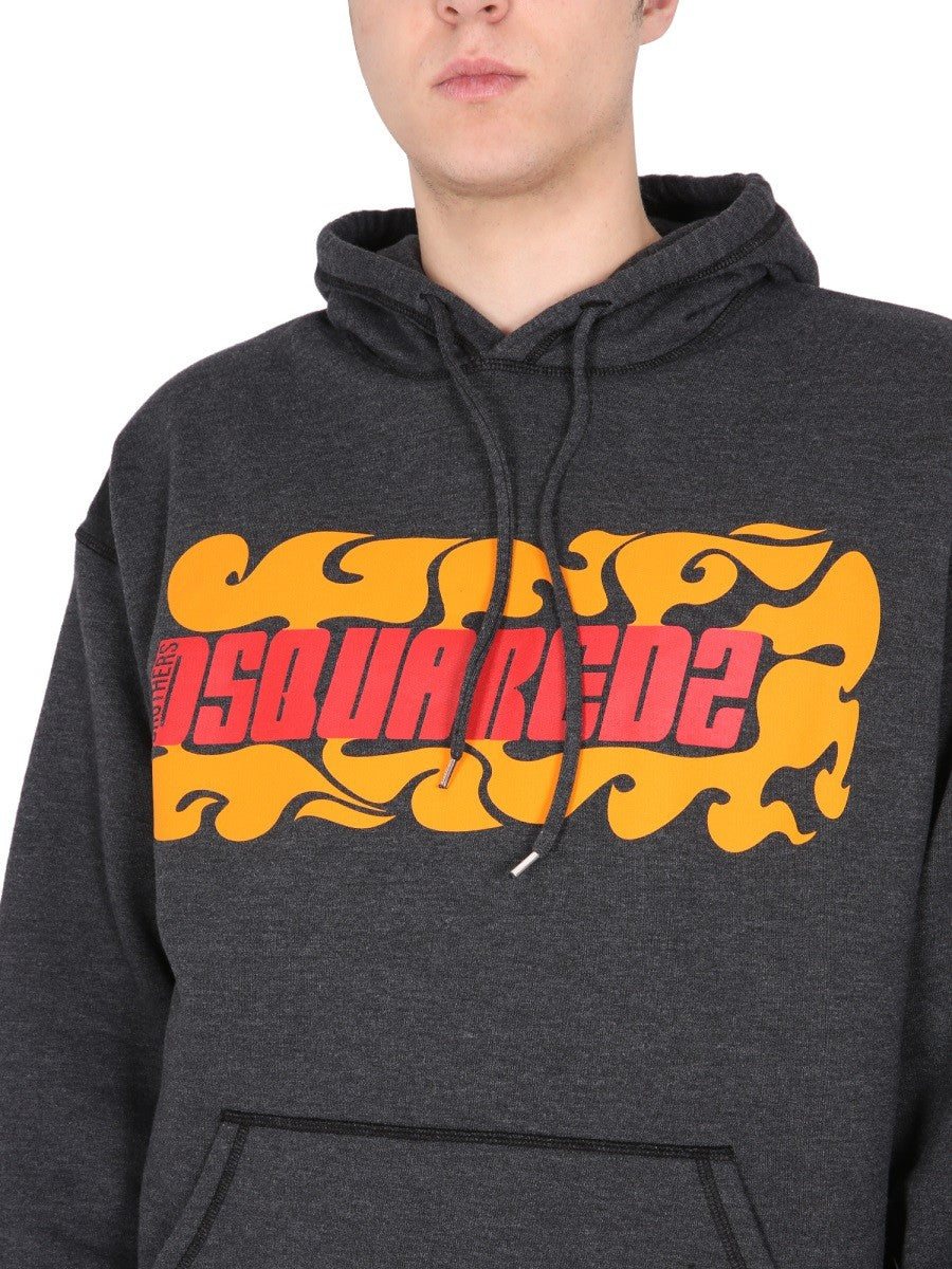 Dsquared2 LOGOPRINTET SWEATSHIRT