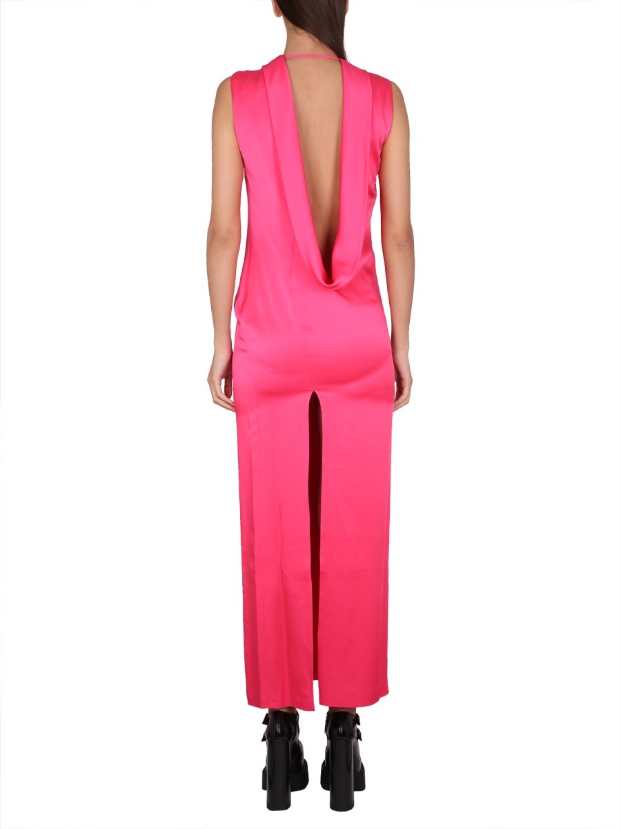 Versace VESTIDO LARGO CON ESCOTE DE ANILLA