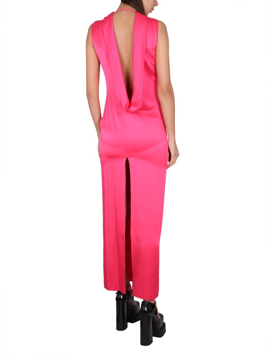 Versace VESTIDO LARGO CON ESCOTE DE ANILLA