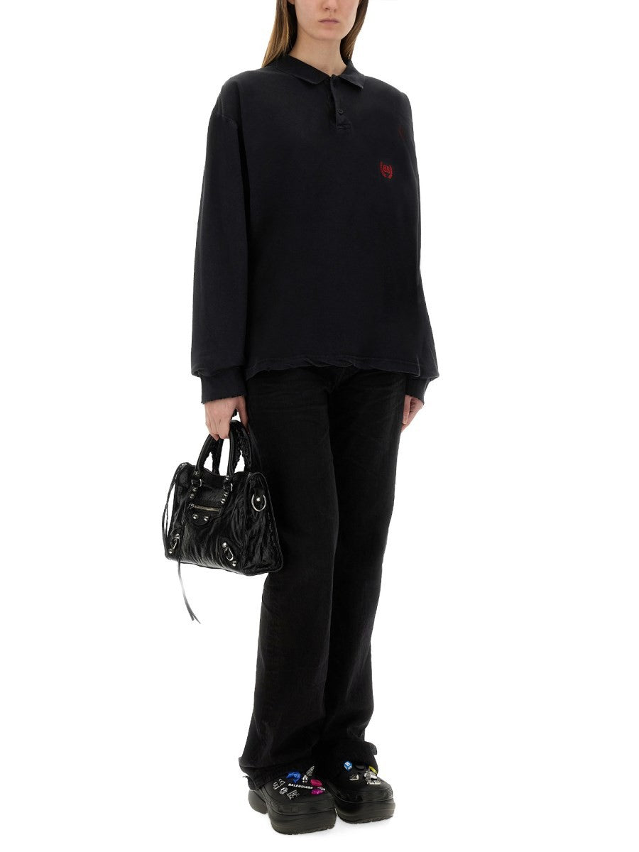 Balenciaga LANGARM-POLOSHIRT „LAUREL“ KLASSISCH
