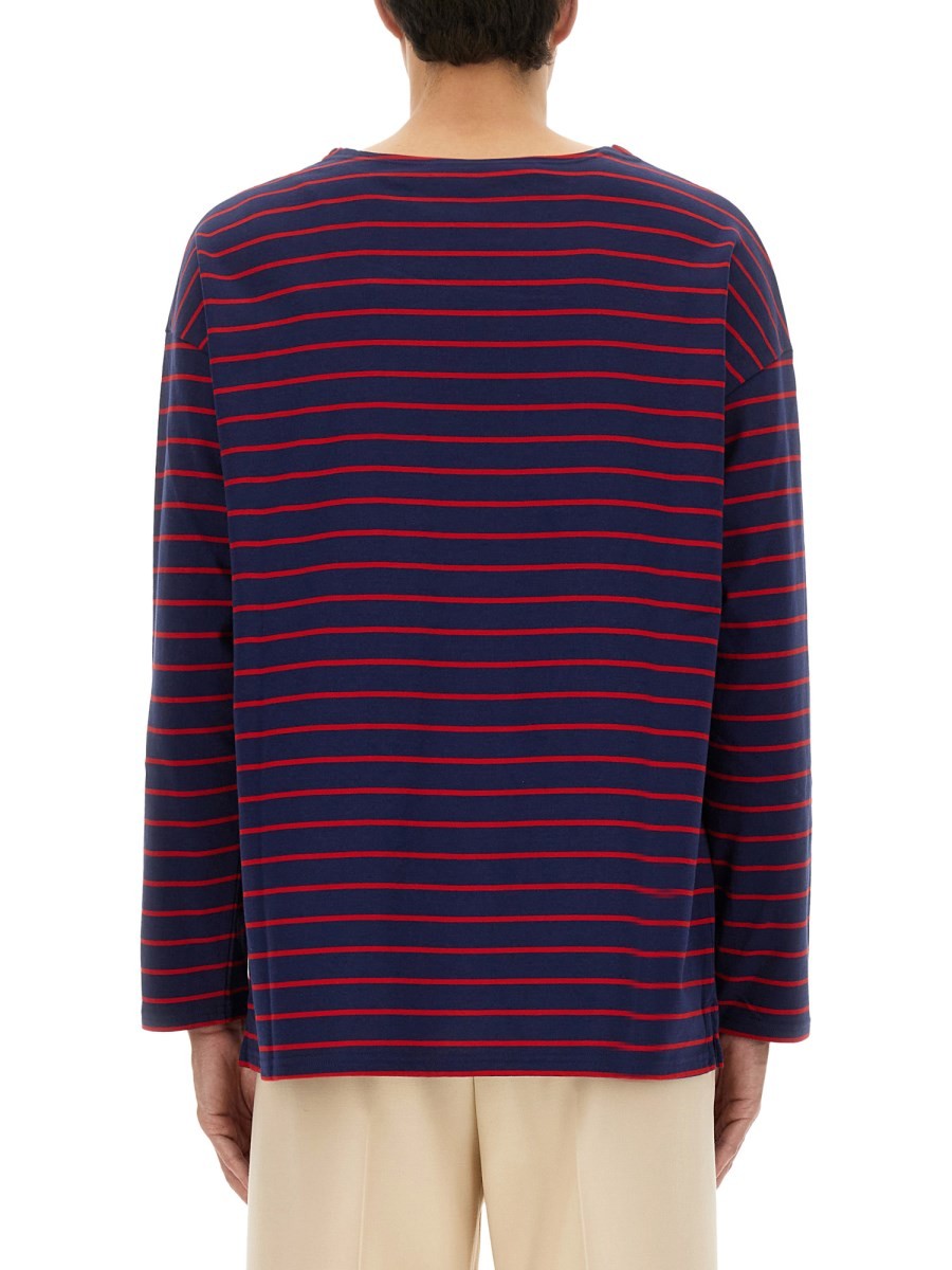 Valentino LANGARM-T-SHIRT MIT "CHEZ VALENTINO" PRINT