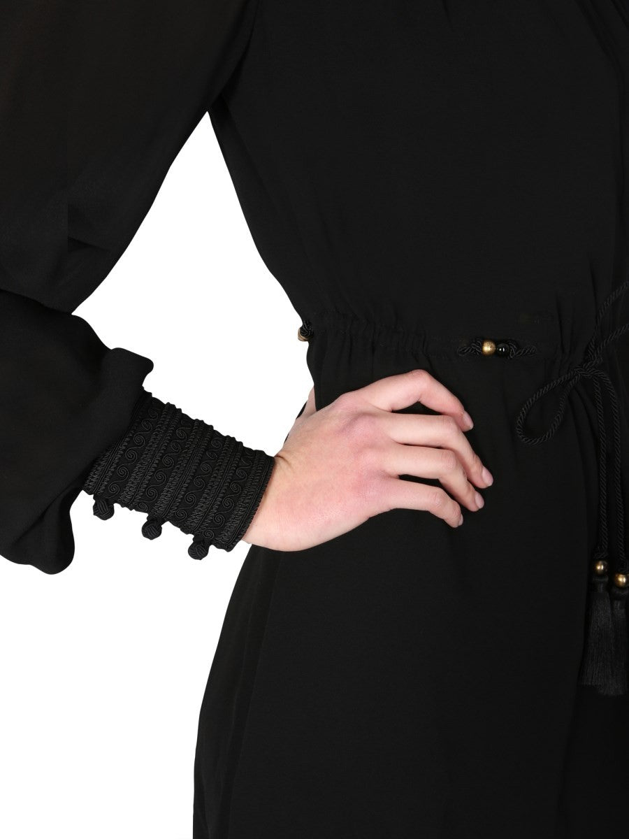 Saint Laurent ロングスリーブドレス