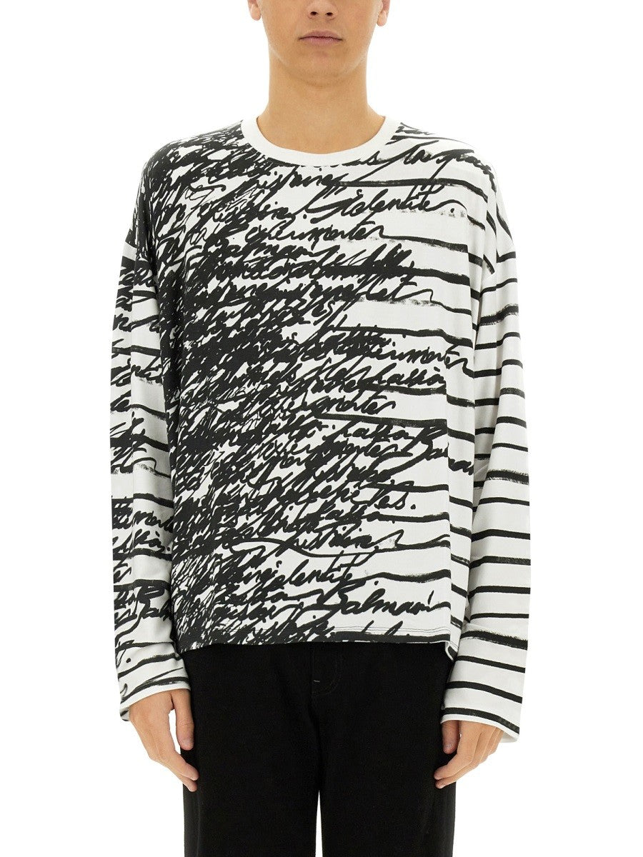 Balmain TRIČKO "LOVE LETTER"