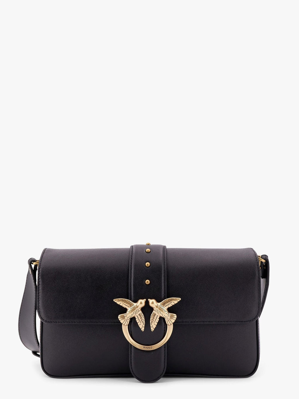 Pinko Love one classic leather shoulder bag